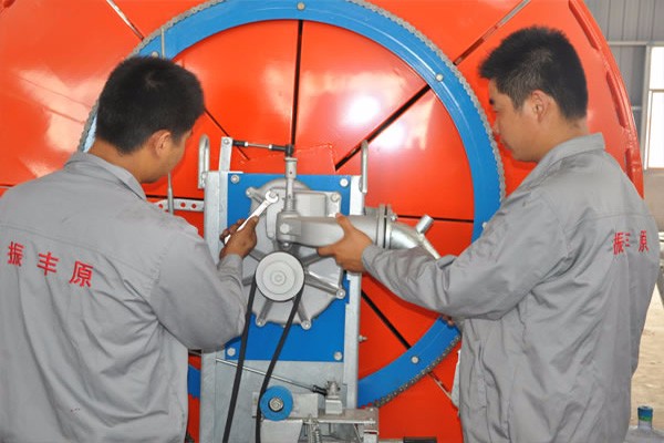 噴灌機生產(chǎn)車(chē)間展示